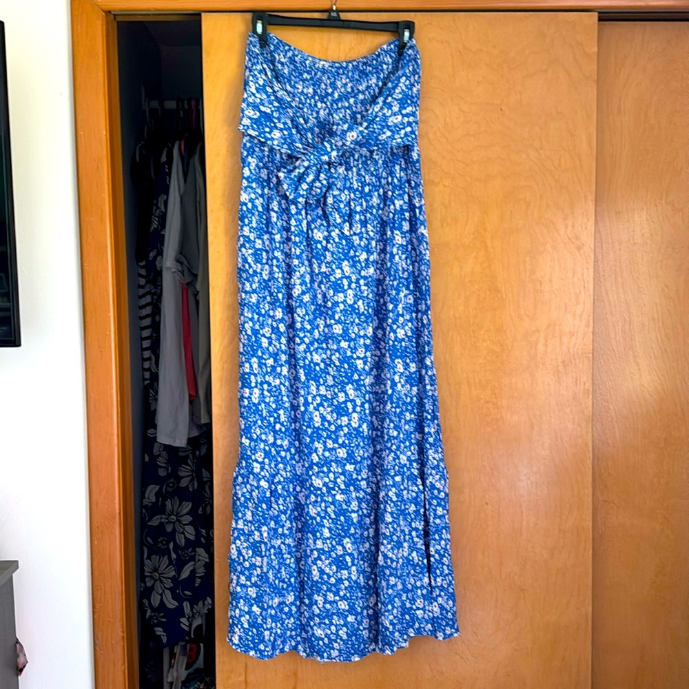 Maxi Tie Front Dress